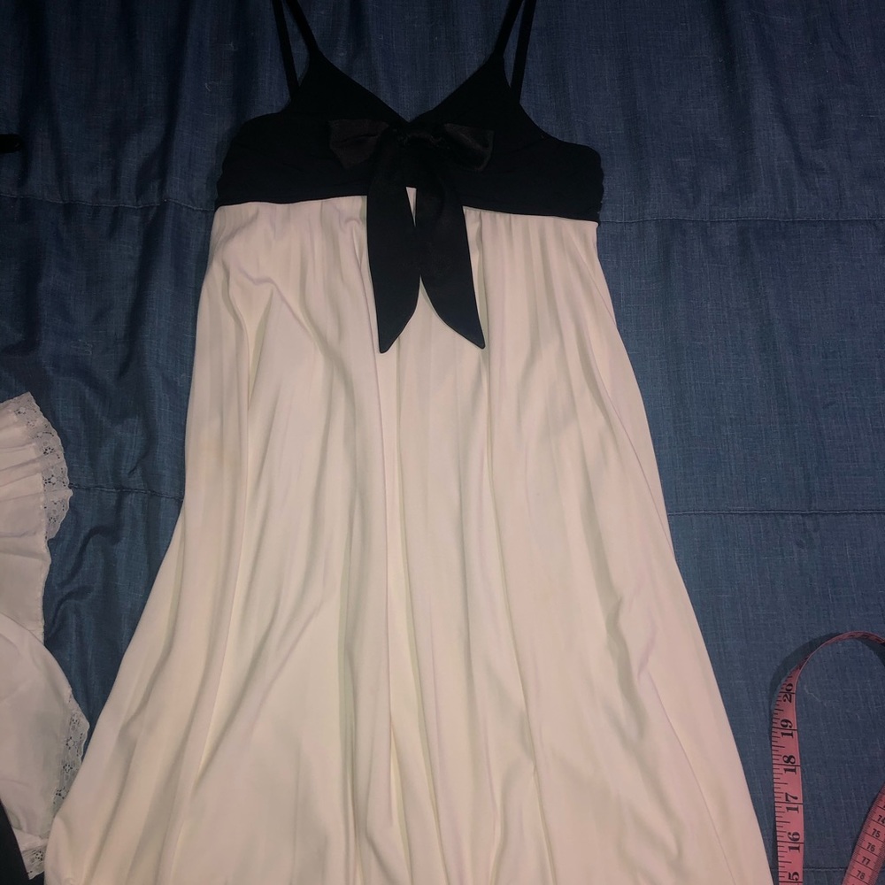Black and white dress